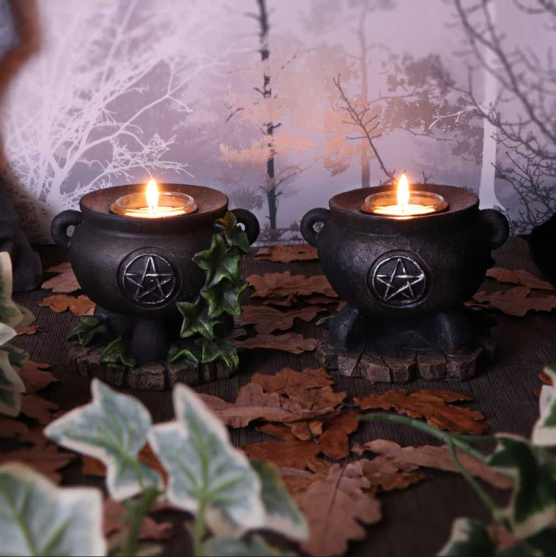 Witch hotsell candle holder