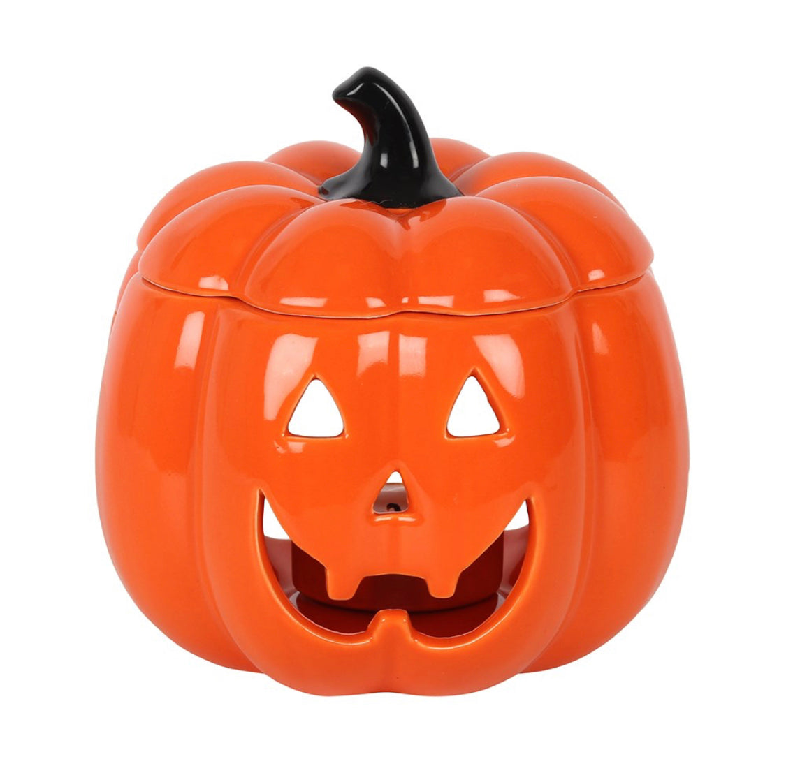 Pumpkin Jack-O-Lantern Wax Melt/Oil Burner – Home Spooky Homeware