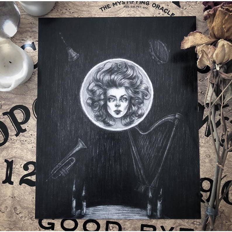 The Hatbox Ghost- Fine Art Print - Haunted Mansion – Caitlin