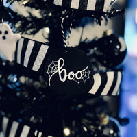 Boo Round Hanging Ornament