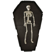 Black Coffin With Skeleton Halloween Grazing Board