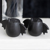 Bat Wing Ceramic Salt and Pepper Shakers