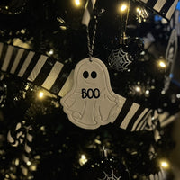 Ghost Boo Hanging Halloween Tree Decoration