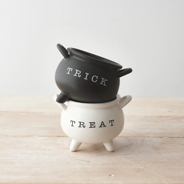 Trick/Treat Cauldron Set of 2