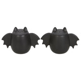 Bat Wing Ceramic Salt and Pepper Shakers