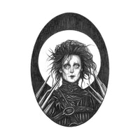 Caitlin McCarthy Art ~ Edward Scissorhands Fine Art Print - Gothic Illustration