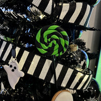 Black & Green Halloween Lollipop Decoration