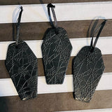 Coffin Web Hanging Decorations x3