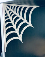 Spiderweb Corner Decorative MDF plaque (set of 2)