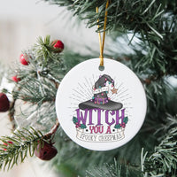 We Witch You a Merry Creepmas Ceramic Ornament