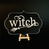 Witch Decorative Plaque