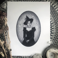 Caitlin McCarthy Art - Mable Fine Art Print - Victorian Witch