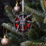 Baphomet Head Pentagram Hanging Ornament