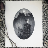 Caitlin McCarthy Art - The Haunting Fine Art Print - Victorian Gothic Romance