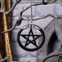 Powered by Witchcraft Pentagram Hanging Ornament
