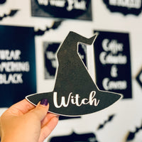 Witch Font Witches Hat Small