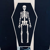 Skeleton In Coffin Plaque