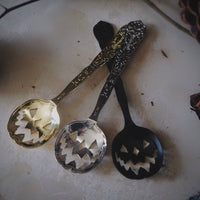 Lively Ghosts -Haunted Hallows Tea Spoon - Black