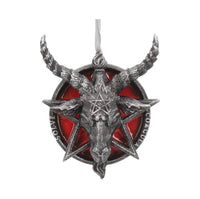 Baphomet Head Pentagram Hanging Ornament