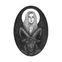 Caitlin McCarthy Art - Black Phillip Goat Fine Art Print - The Witch