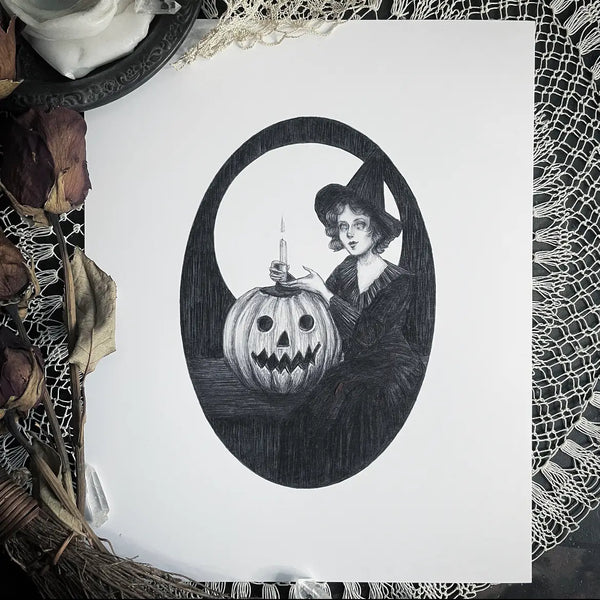 Jack O Lantern Print Halloween Print Pumpkin Print -  Canada