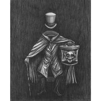 Caitlin McCarthy Art - The Hatbox Ghost Fine Art Print - Haunted Mansion