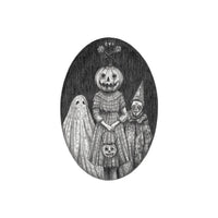 Caitlin McCarthy Art - Trick or Treat Fine Art Print - Vintage Halloween