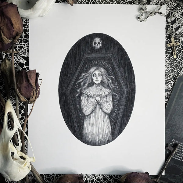 Necromancy - Fine Art Print - Victorian Vampire