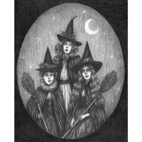 Caitlin McCarthy Art - Toil and Trouble Fine Art Print - Witch Coven