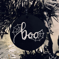 Boo Round Hanging Ornament