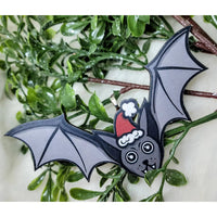 Creepy Christmas Ornament Santa Bat