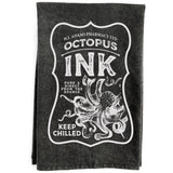 Octopus Ink Kitchen Tea Towel